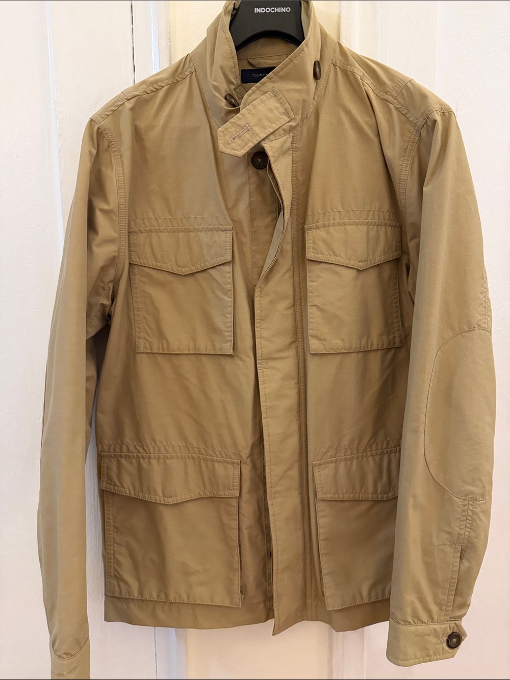 Tommy Hilfiger Tan Military-Style Field Jacket